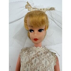 Vintage Peggy Ann Doll Barbie Size Clone 12" Blond Hair Bride